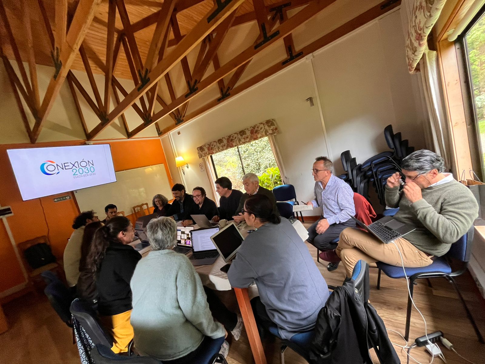 Encuentro de trabajo del consorcio Conexión 2030 USACH–UFRO–UCN en Mehuín